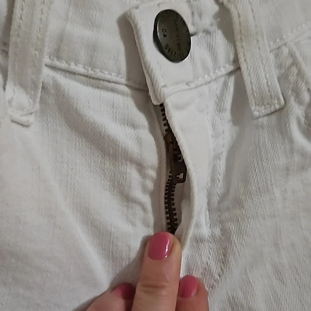 ANTHROPOLOGIE Current/Elliott The High Waist Stiletto Jean in Sugar. Size… - Picture 10 of 13